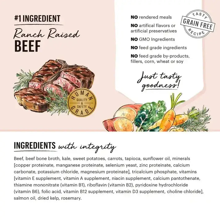 The Honest Kitchen One Pot Stews: Roasted Beef Stew with Kale, Sweet Potatoes & Carrots Wet Dog Food 6/10.5oz The Honest Kitchen
