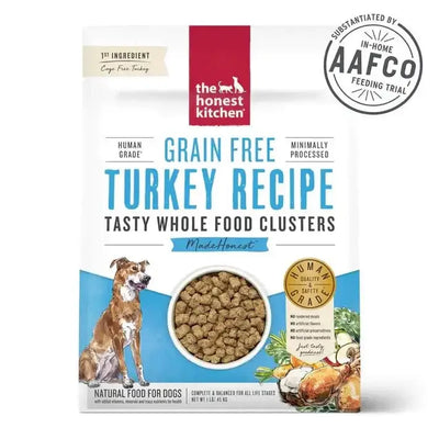 The Honest Kitchen Whole Food Clusters Grain Free Turkey Dry Dog Food - Talis Us