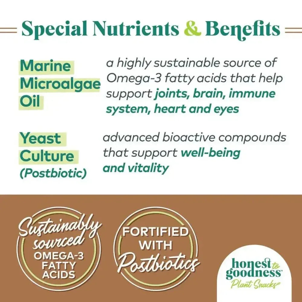 Honest To Goodness™ Plant Snacks Way to Glow Coconut & Flax Recipe Dog Treats 8oz - Talis Us