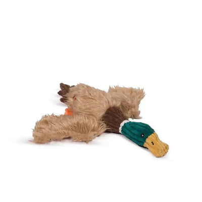 HuggleHounds Drake Duck X - Brace Tough Squeaky Plush Dog Toy - Talis Us