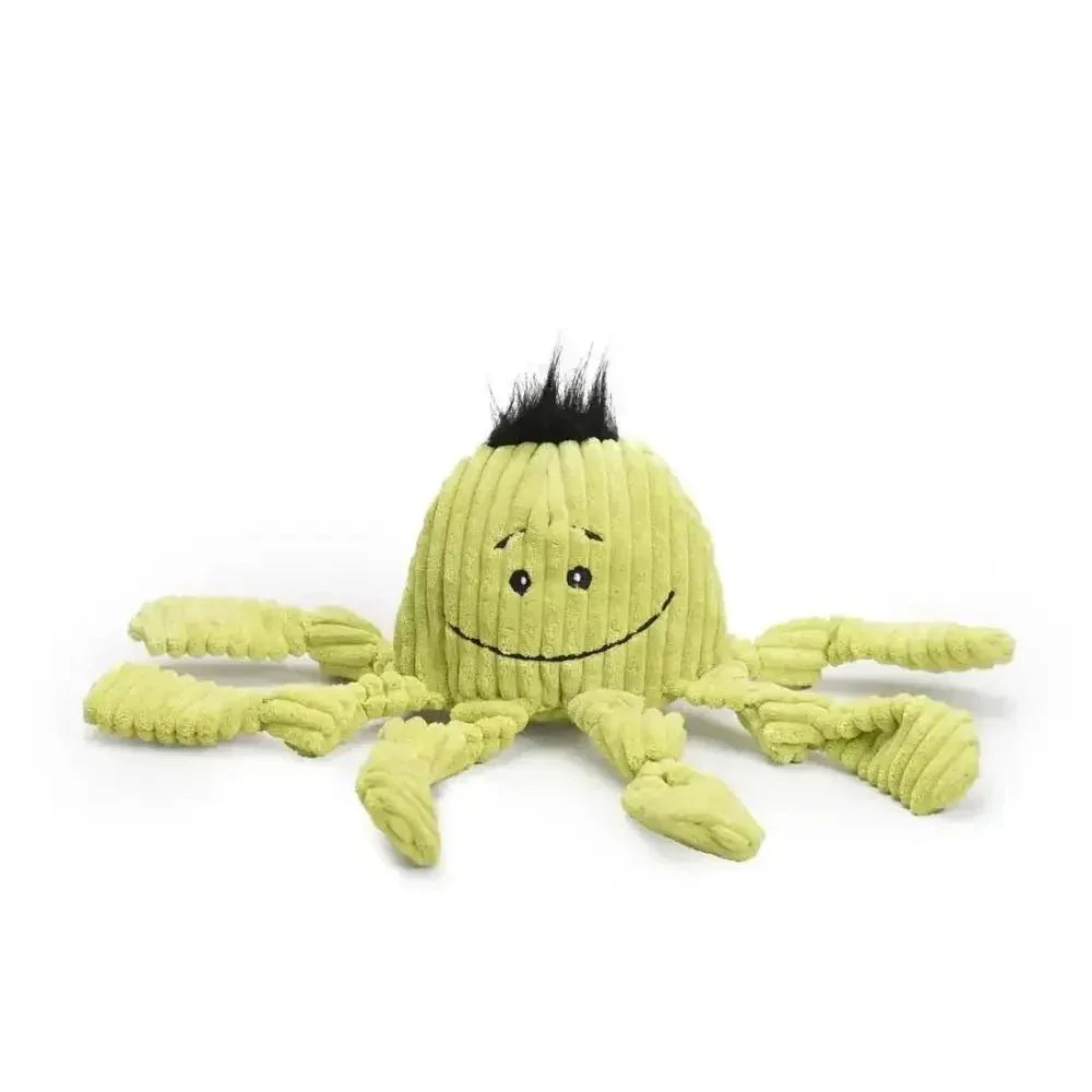 HuggleHounds Durable Plush Corduroy Knottie Squeaky Dog Toy - Talis Us