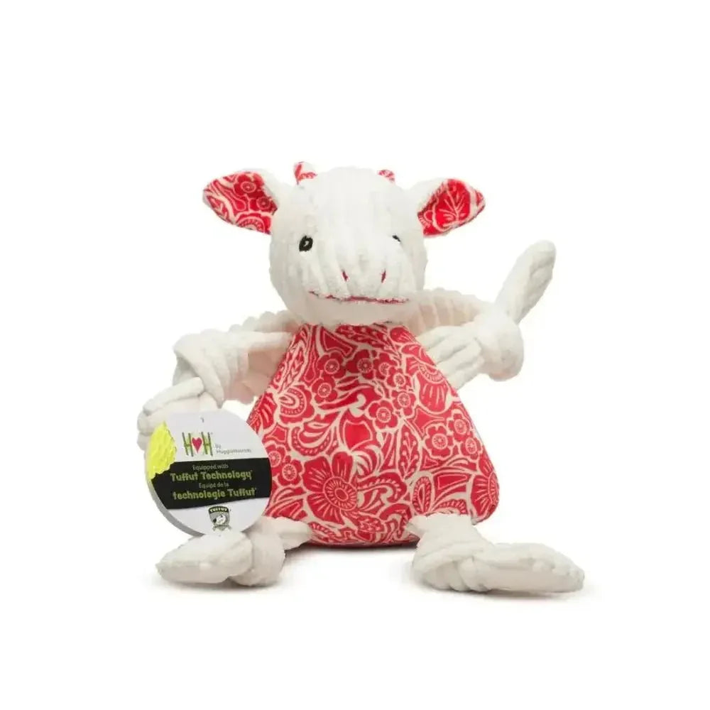 HuggleHounds Durable Plush Corduroy Knottie Squeaky Dog Toy - Talis Us