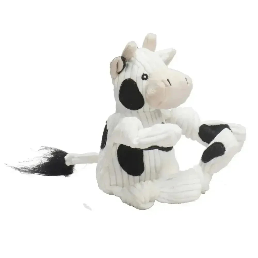 HuggleHounds Durable Plush Corduroy Knottie Squeaky Dog Toy - Talis Us