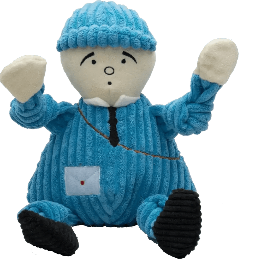 HuggleHounds Durable Plush Corduroy Knottie Squeaky Dog Toy - Talis Us