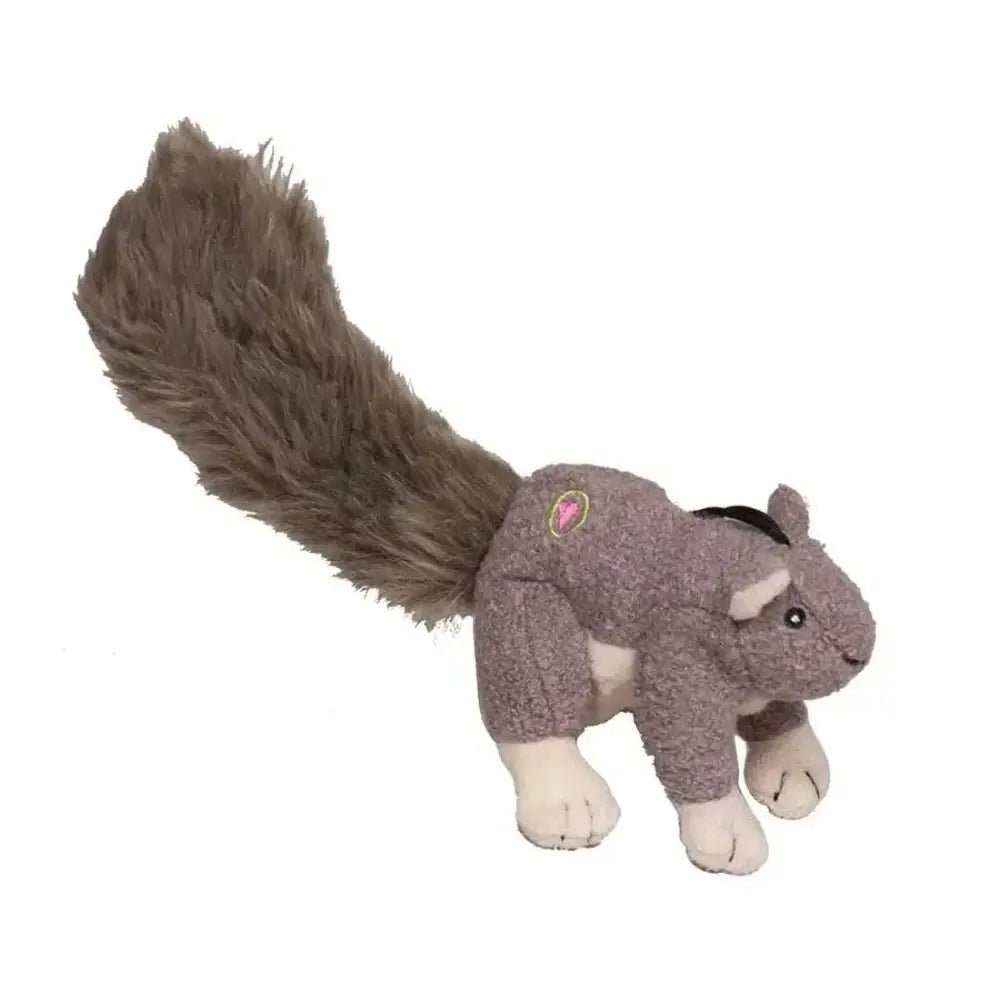HuggleHounds Feller Durable Plush Squirrel Squeaky Dog Toy - Talis Us