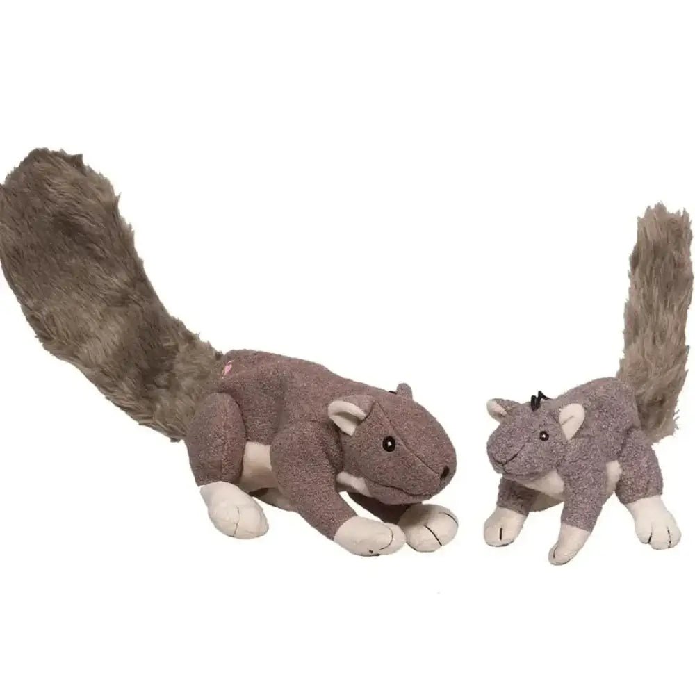 HuggleHounds Feller Durable Plush Squirrel Squeaky Dog Toy - Talis Us