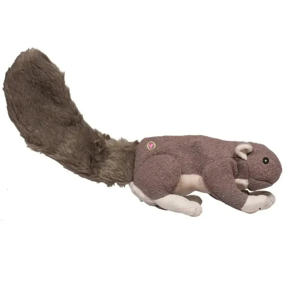 HuggleHounds Feller Durable Plush Squirrel Squeaky Dog Toy - Talis Us
