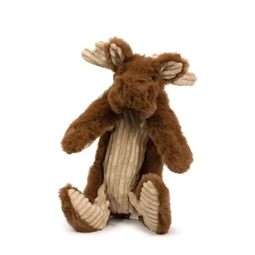 HuggleHounds Maple Moose X - Brace Tough Squeaky Plush Dog Toy - Talis Us
