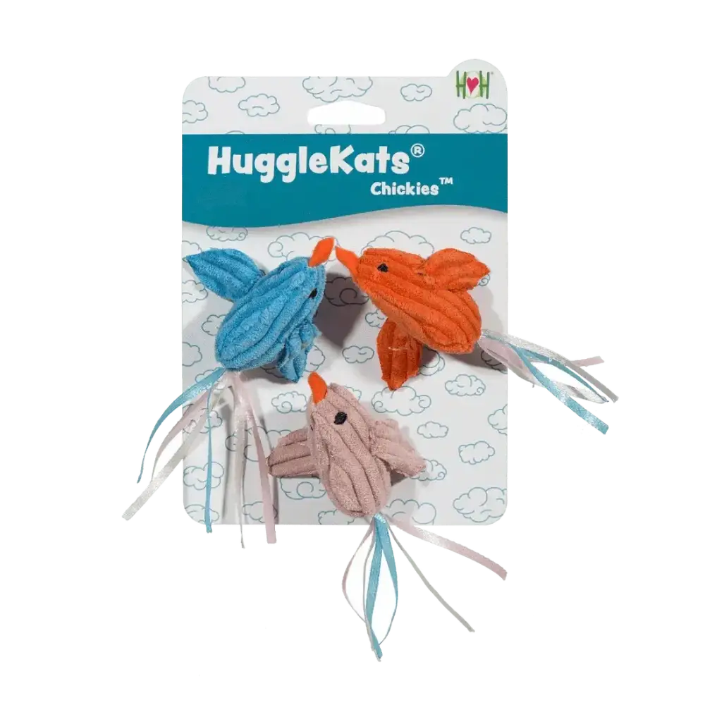 HuggleKats Multi - Textured Realistic Prey Toys for Cats - Talis Us