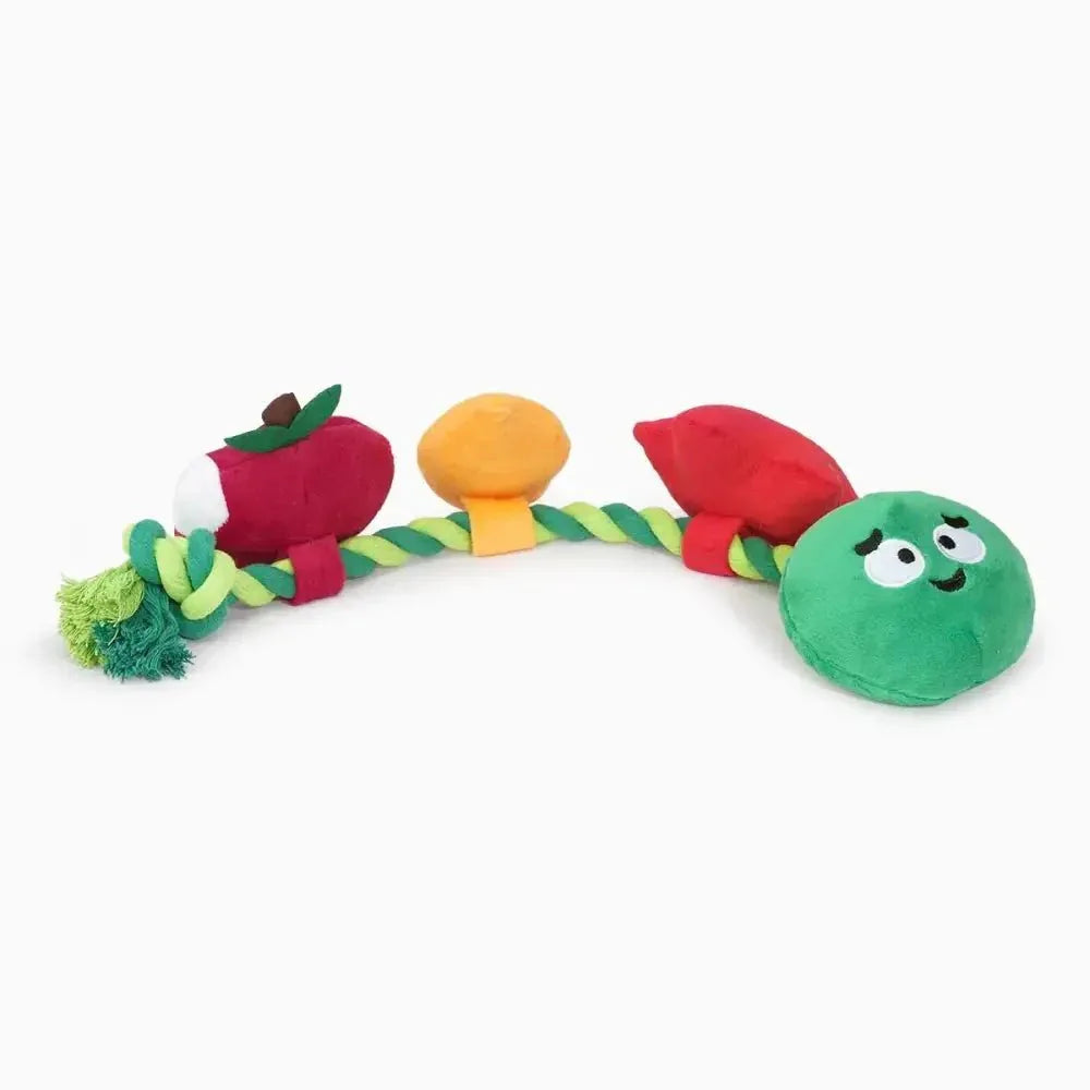 Hugsmart Pet Apple and Worm Dog Rope Toy for Play - Talis Us