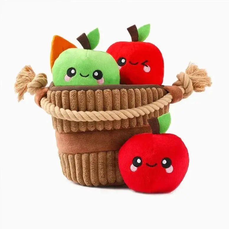 Hugsmart Pet Autumn Tailz Apple Basket Interactive Dog Toy - Talis Us
