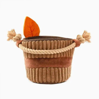 Hugsmart Pet Autumn Tailz Apple Basket Interactive Dog Toy - Talis Us