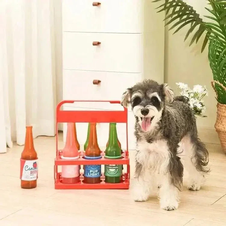 Hugsmart Pet Boozy Tailz Heinecanine Tpr Rubber Dog Toy - Talis Us