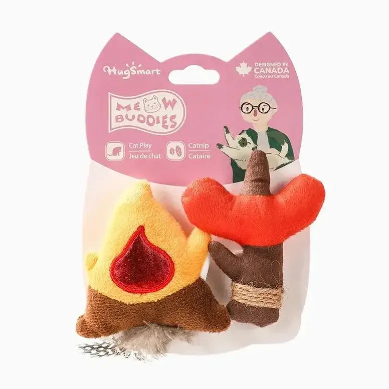 Hugsmart Pet Camping Claws Campfire Sausage Cat Toys - Talis Us