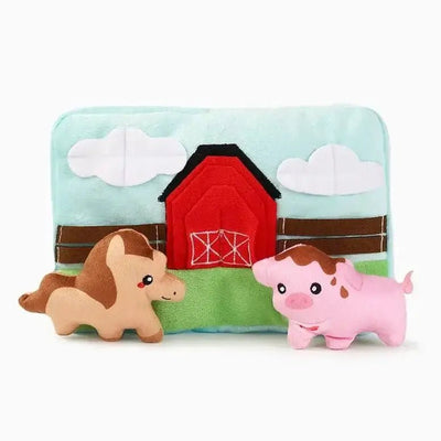 Hugsmart Pet Farm Friendz Barn Buddies Dog Plush Toy - Talis Us