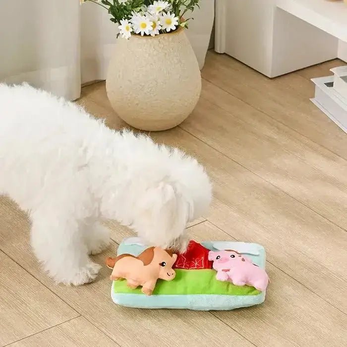 Hugsmart Pet Farm Friendz Barn Buddies Dog Plush Toy - Talis Us