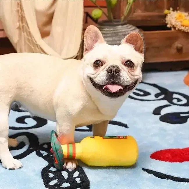 Hugsmart Pet Fiesta Chewsday Tequila Dog Plush Toy - Talis Us