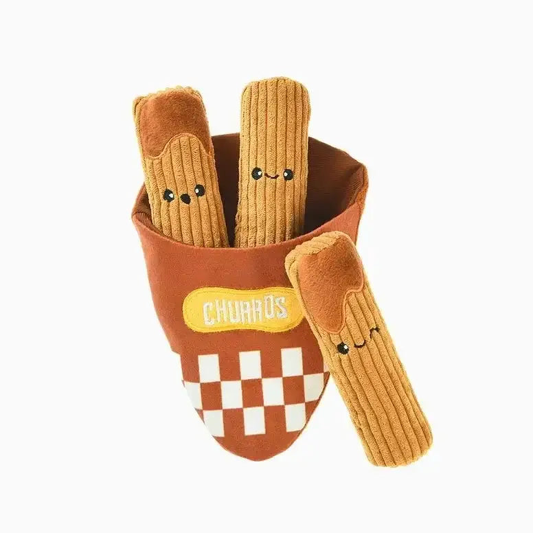 Hugsmart Pet Food Party Churros Interactive Dog Toys - Talis Us