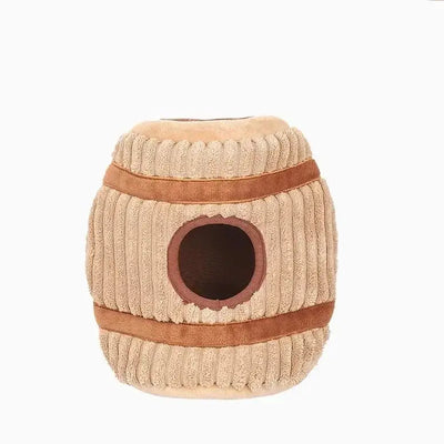 Hugsmart Pet Food Party Wine Barrel Interactive Dog Toy - Talis Us