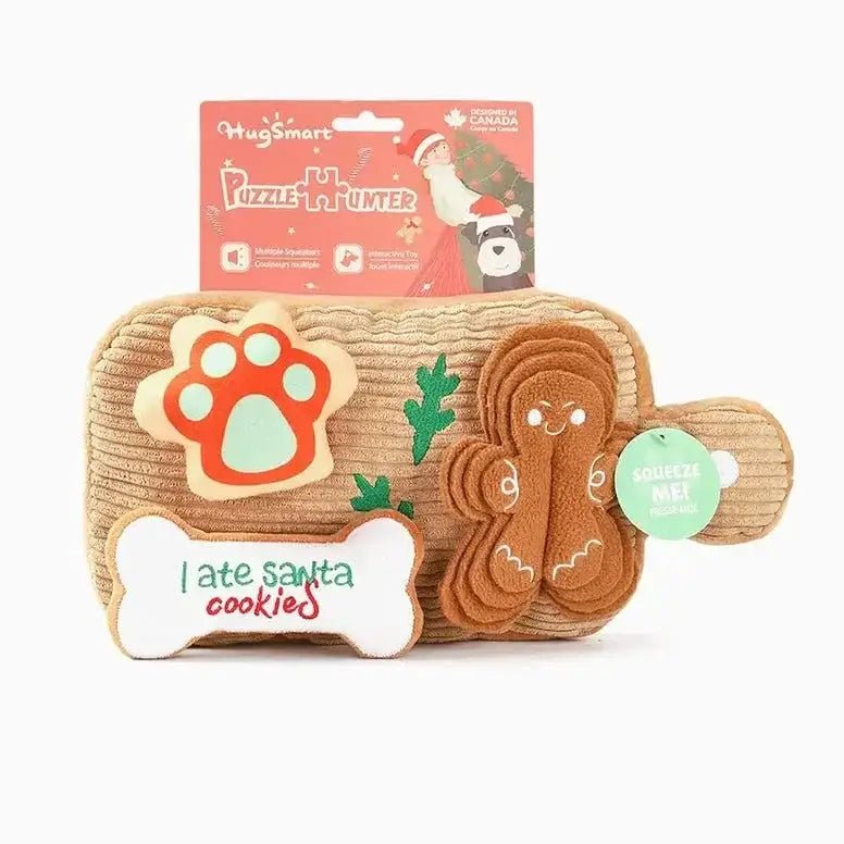 Hugsmart Pet Happy Woofmas Cookie Board Plush Dog Toys - Talis Us