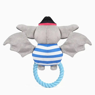 Hugsmart Pet Howloween Night Pirate Bat Dog Rope Toy - Talis Us