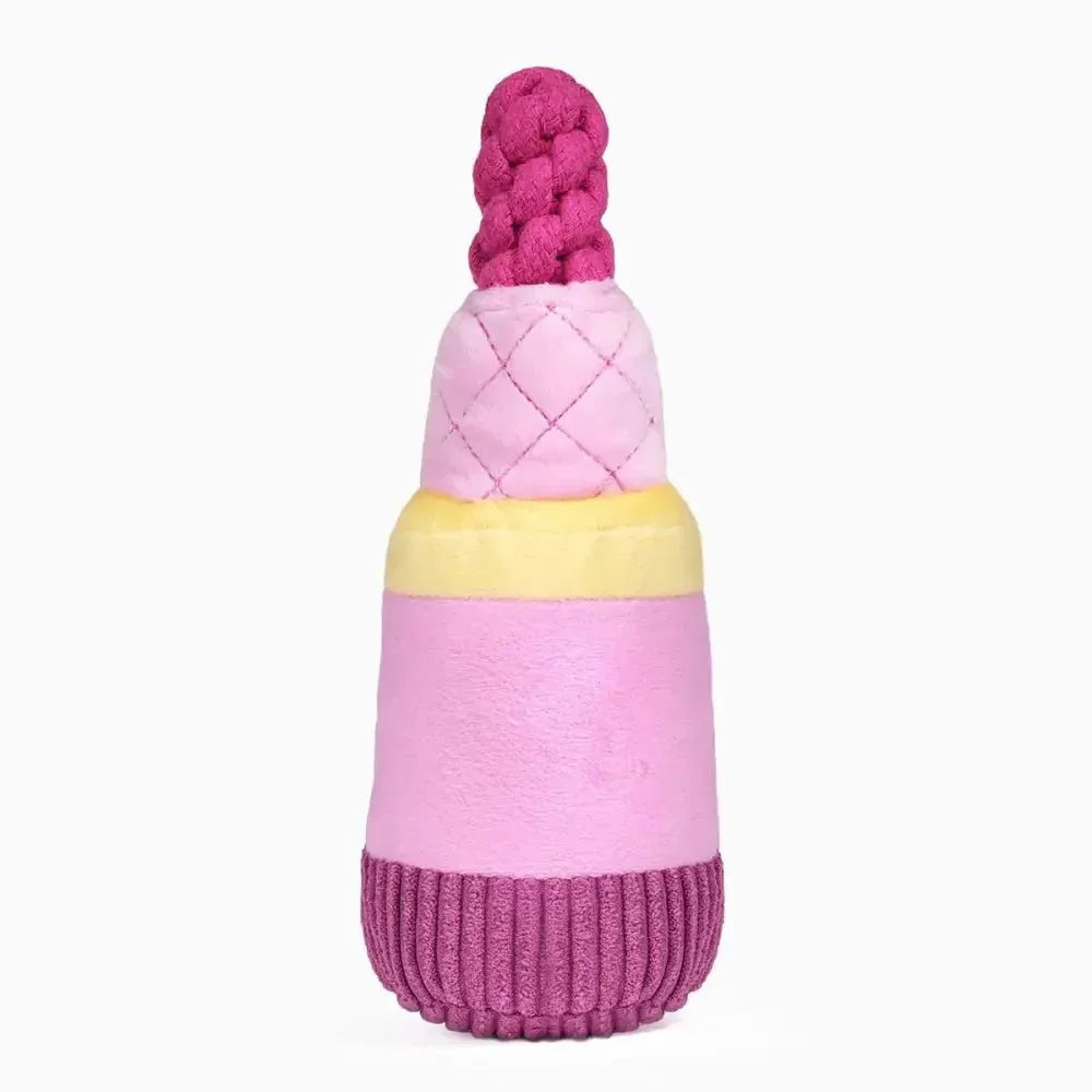 Hugsmart Pet Lipstick Plush Dog Toy - Cute & Durable - Talis Us