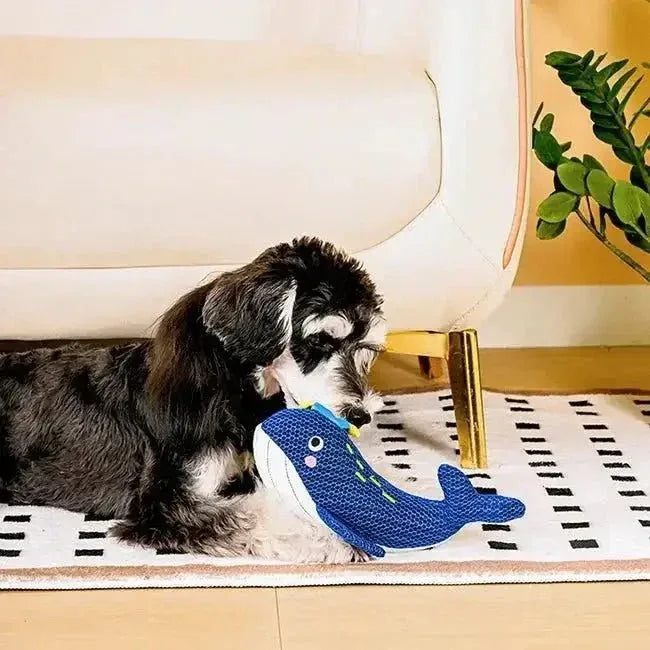 Hugsmart Pet Ocean Pals Whale Dog Plush Toy - Talis Us