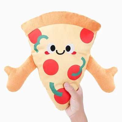 Hugsmart Pet Pizza Dog Plush Toy - Fun & Soft Squeaker - Talis Us