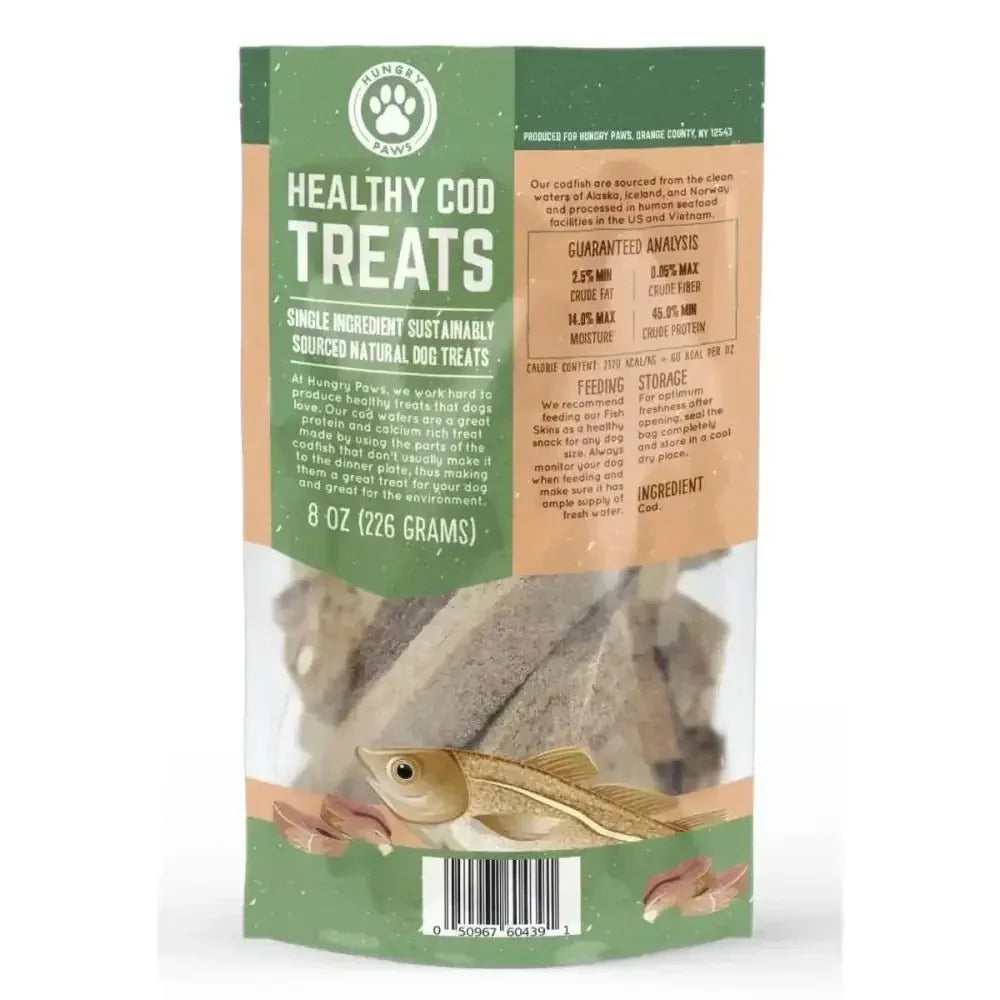 Hungry Paws Cod Fish Wafer Dog Treats Single Ingredient Snacks - Talis Us