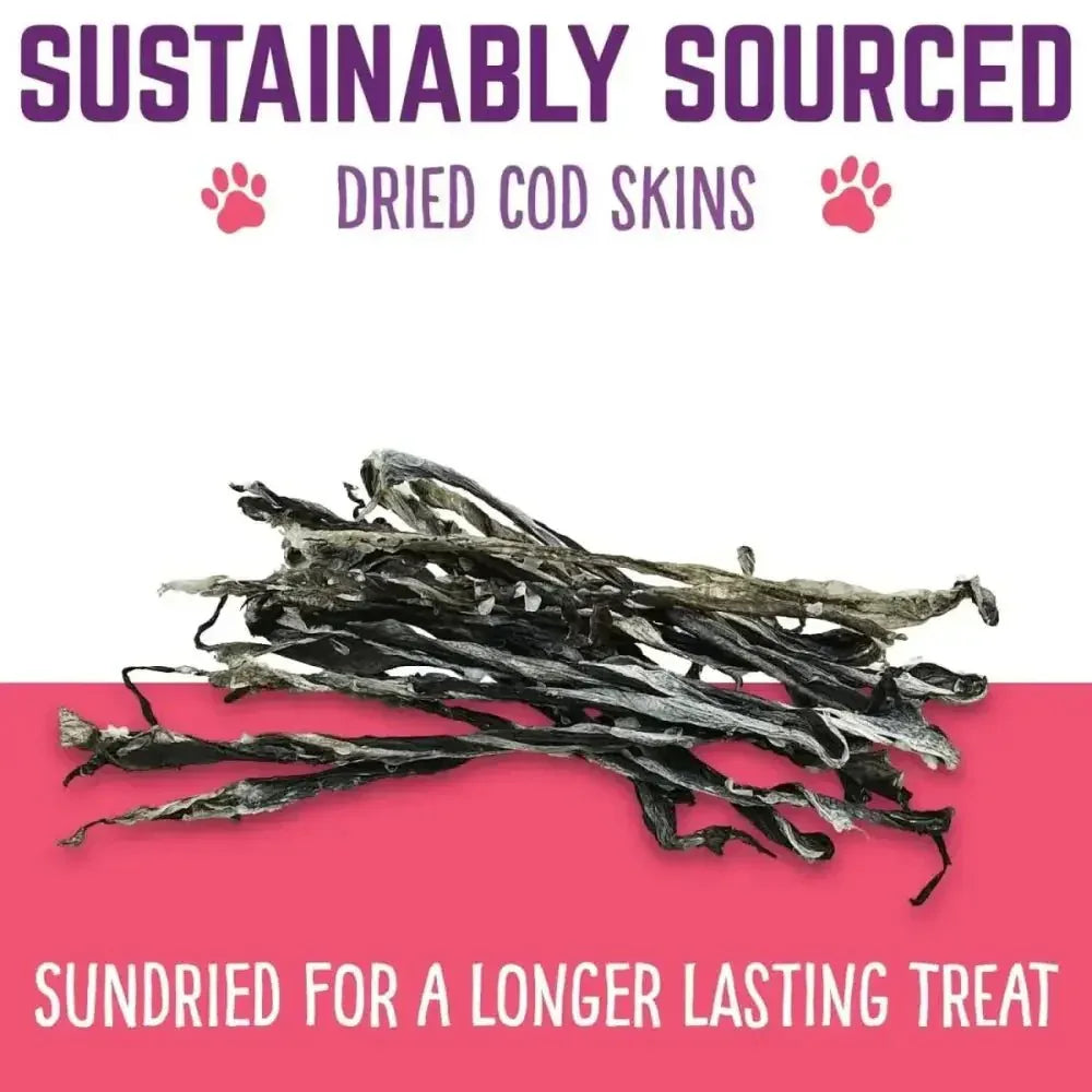Hungry Paws Cod Skin Crunch Twists Dog Chew Treats - Talis Us