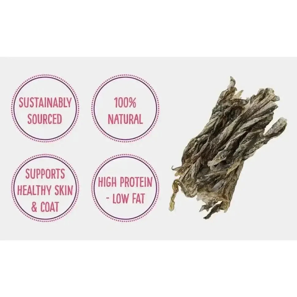Hungry Paws Cod Skin Crunch Twists Dog Chew Treats - Talis Us