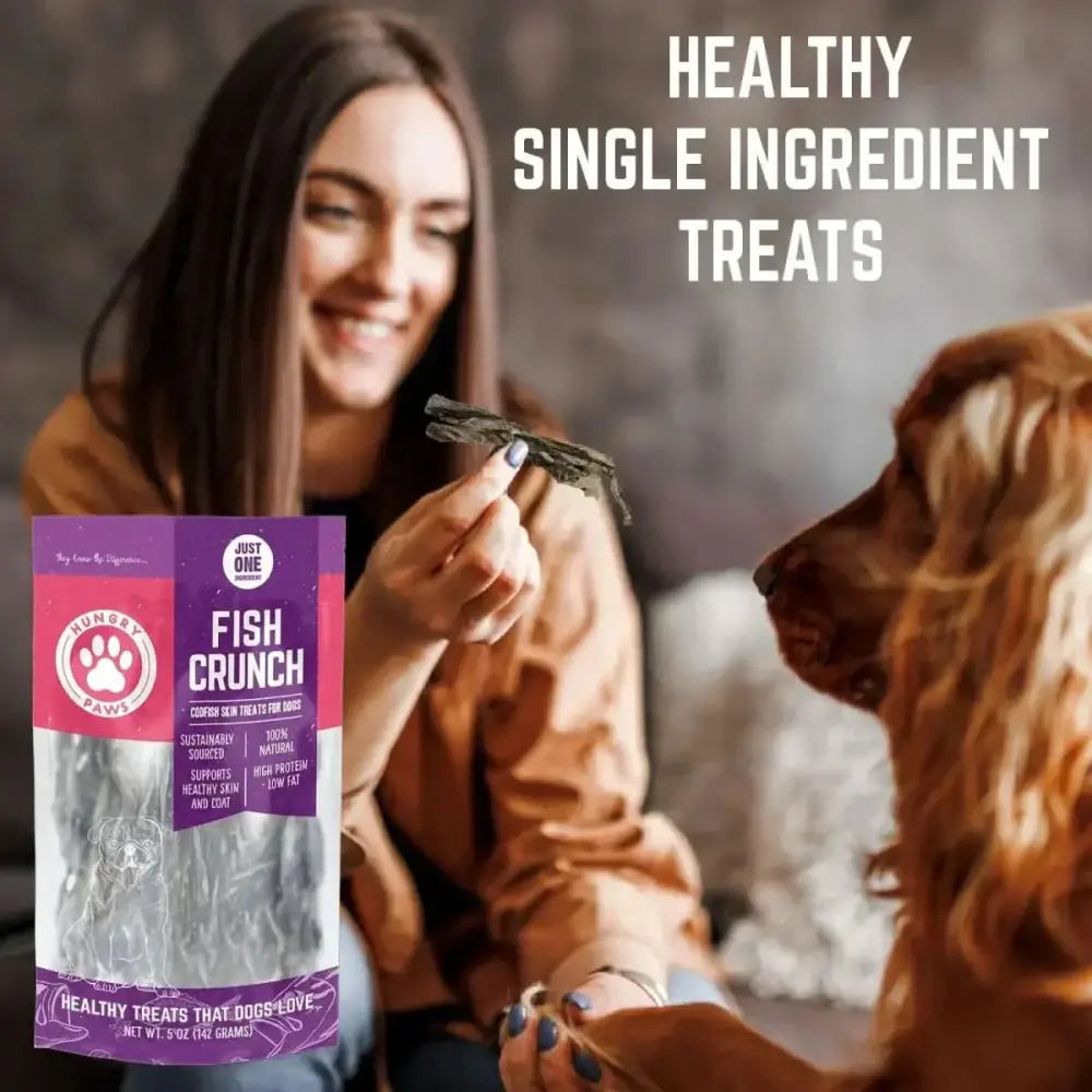 Hungry Paws Cod Skin Crunch Twists Dog Chew Treats - Talis Us