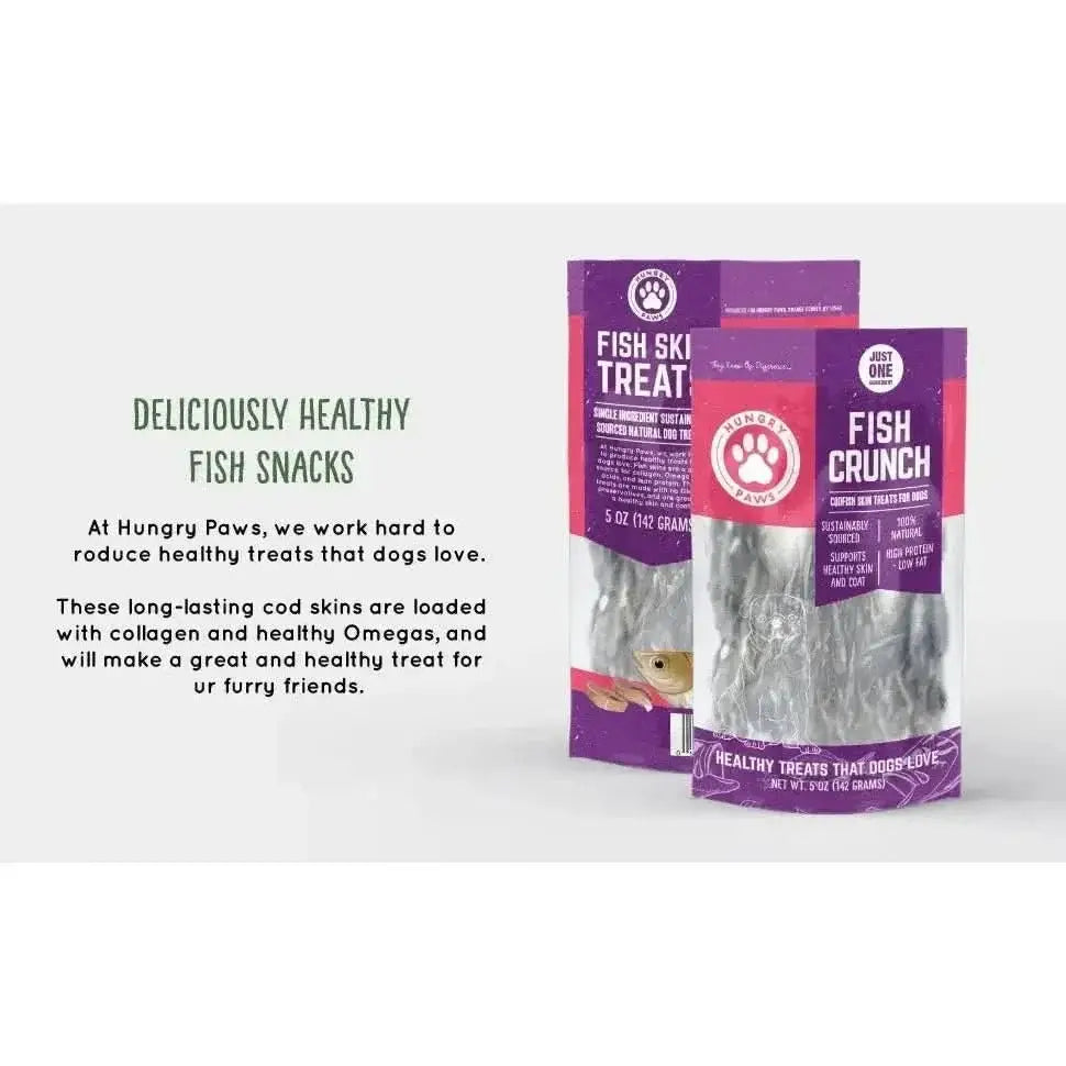 Hungry Paws Cod Skin Crunch Twists Dog Chew Treats - Talis Us