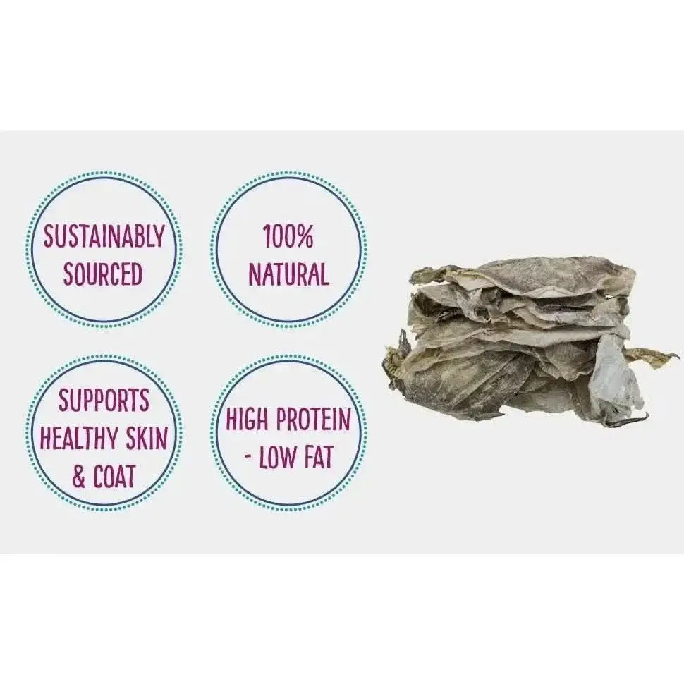 Hungry Paws Premium Cod Skin Dog Chew Treats 4 oz - Talis Us