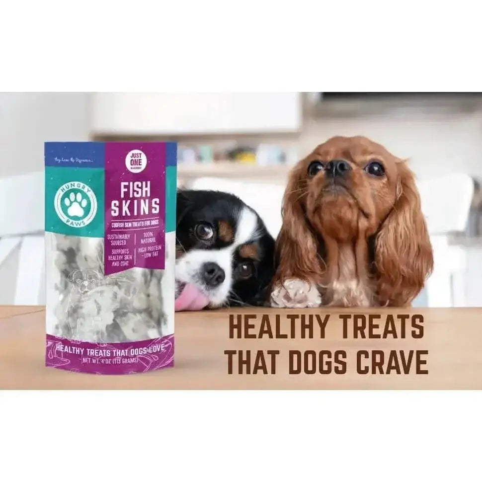 Hungry Paws Premium Cod Skin Dog Chew Treats 4 oz - Talis Us