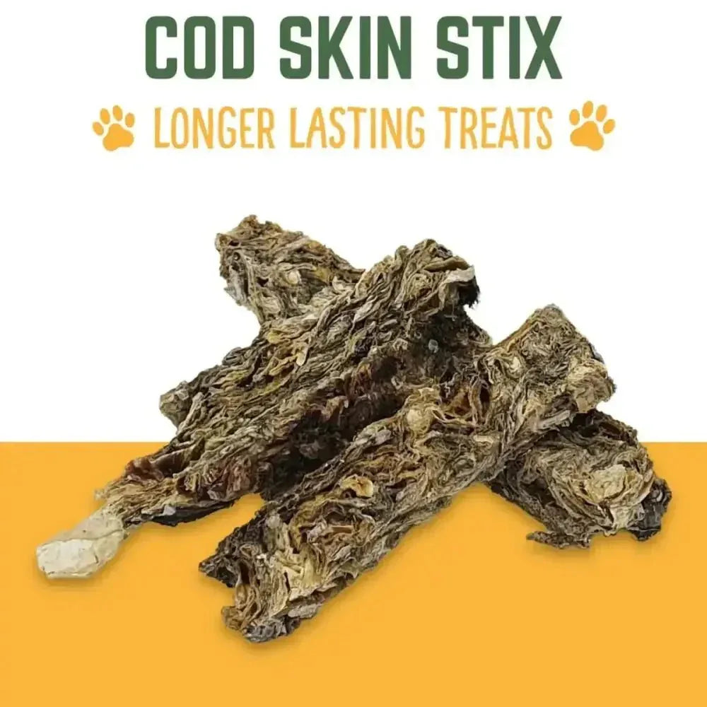 Hungry Paws Premium Cod Skin Sticks Dog Chew Treats - Talis Us