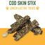 Hungry Paws Premium Cod Skin Sticks Dog Chew Treats - Talis Us