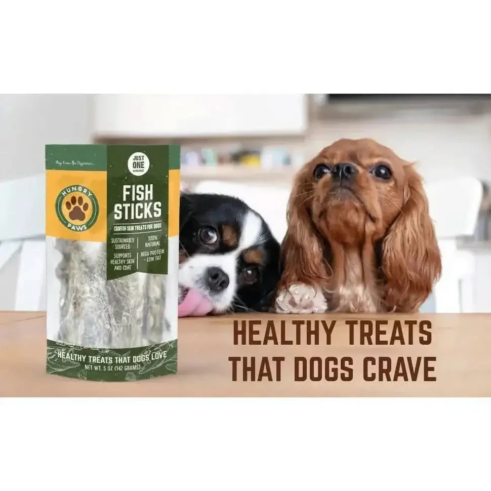 Hungry Paws Premium Cod Skin Sticks Dog Chew Treats - Talis Us