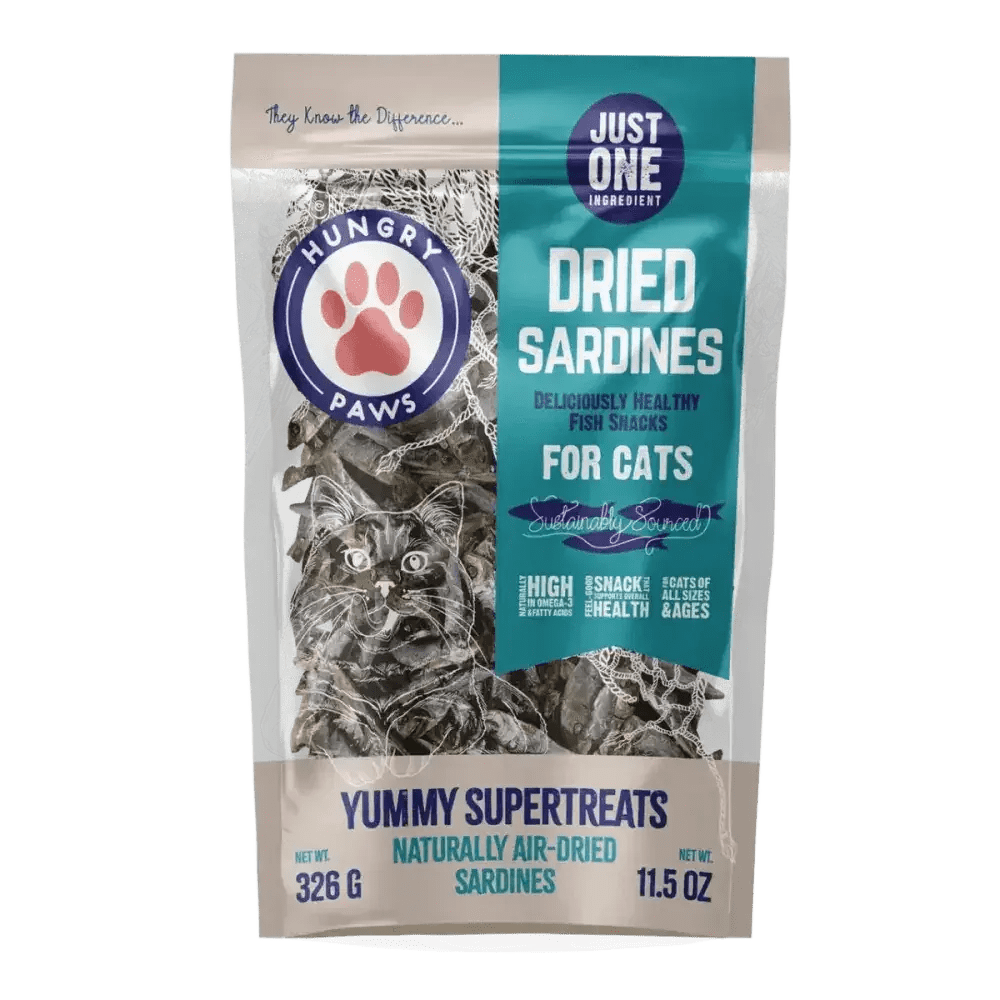 Hungry Paws Sardine Treats for Cats - Yummy Supertreats 2.5 oz - Talis Us