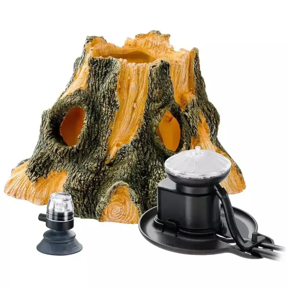 Hydor H2Show Stump/Log Kit Green LED Ornament Kit for Aquariums - Talis Us