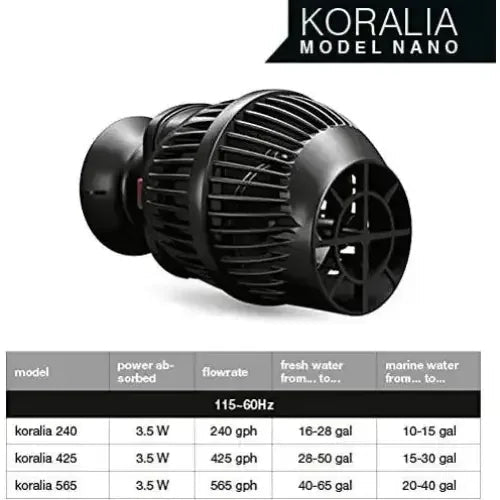Hydor KORALIA Nano Aquarium Circulation Pumps - Talis Us