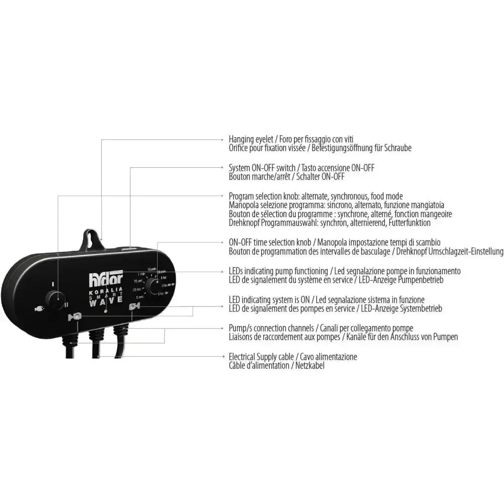Hydor Koralia Smart Wave Pump Controller - Talis Us