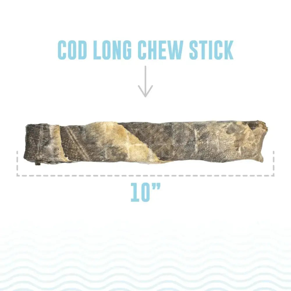 Icelandic+ Fish Dog Treats Cod Skin Hand Wrapped Chew Stick - Talis Us