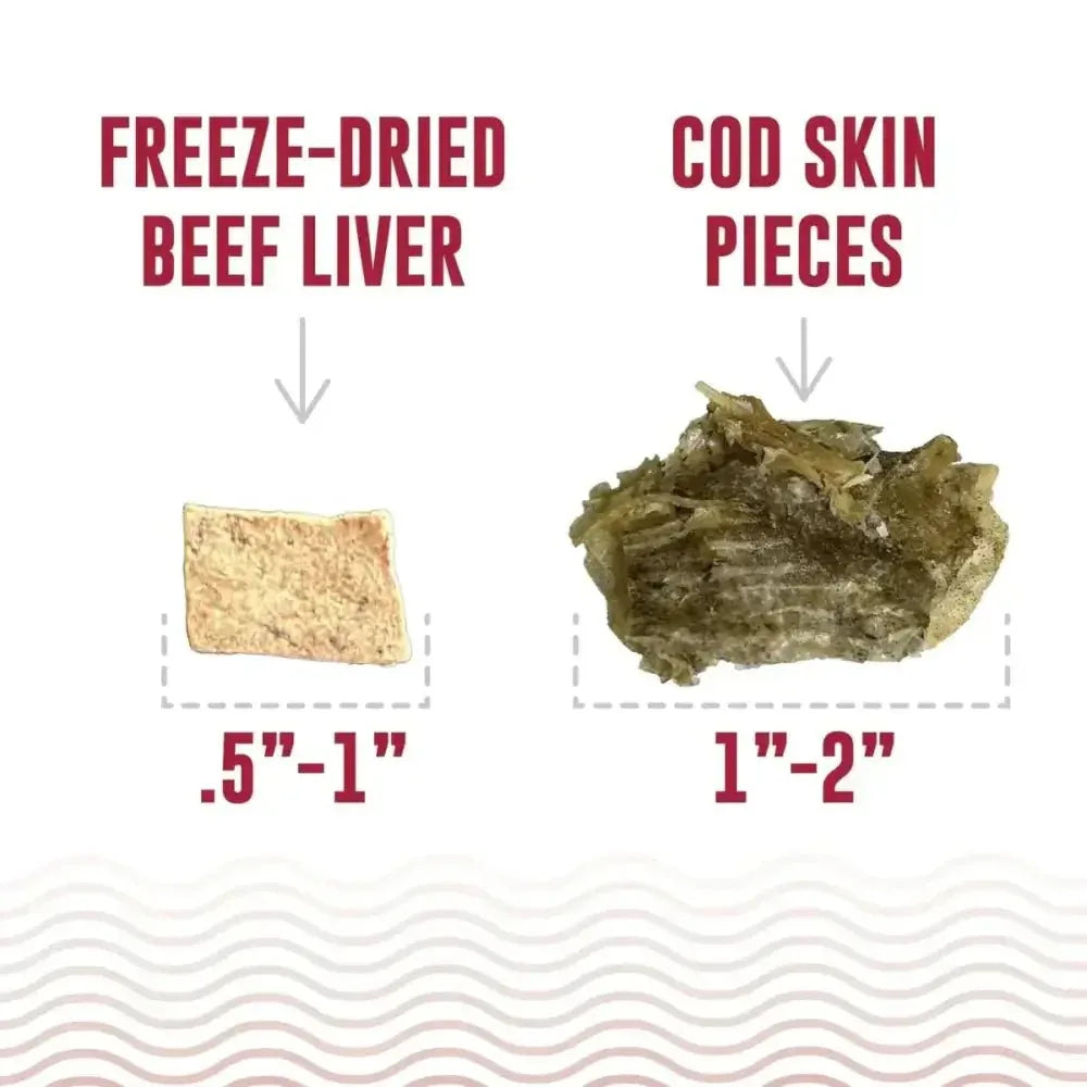 Icelandic+ Land & Sea Cod Skin & Freeze - Dried Beef Dog Treat 2.4 oz - Talis Us