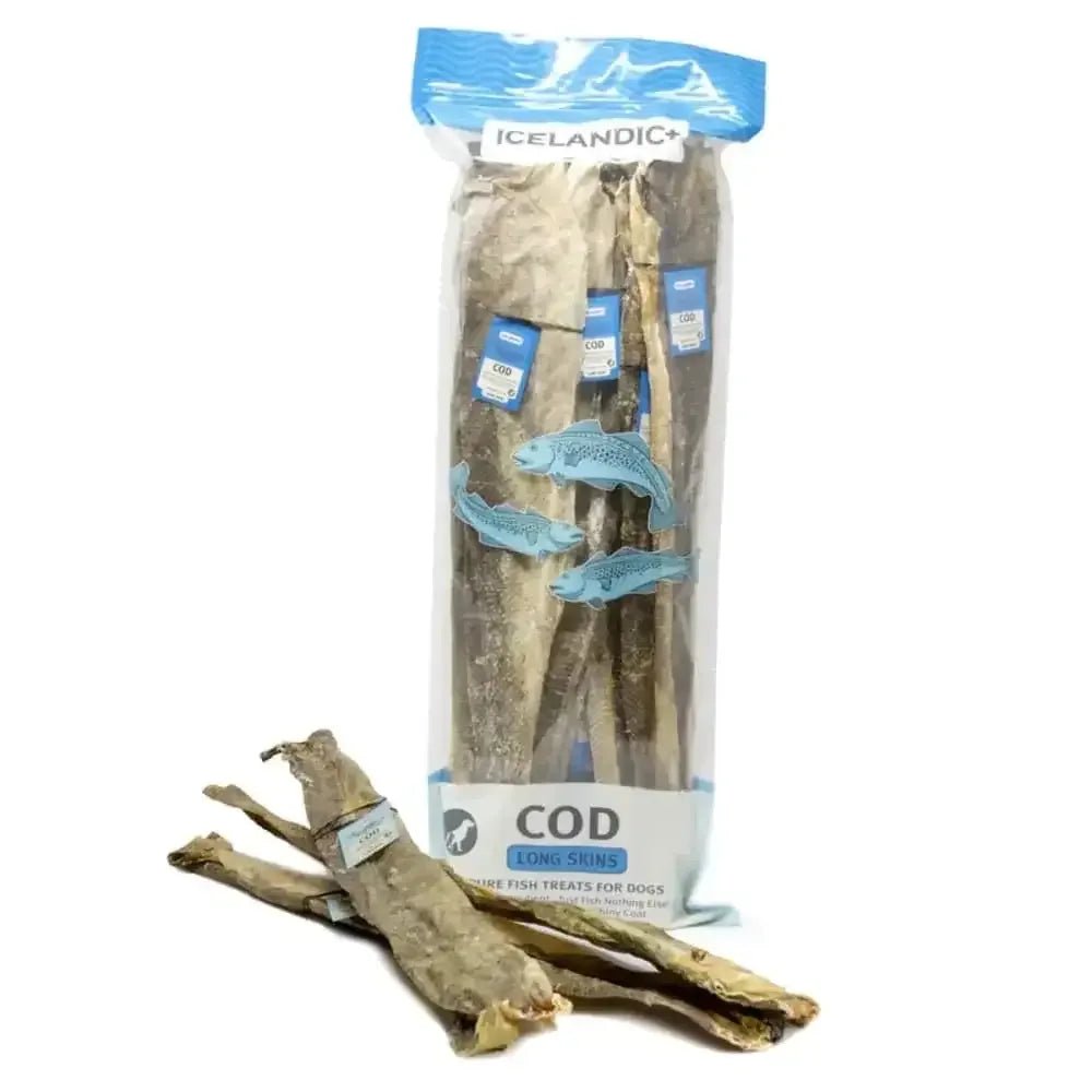 Icelandic+ Long Cod Skin Strips 20 ct bag - Talis Us