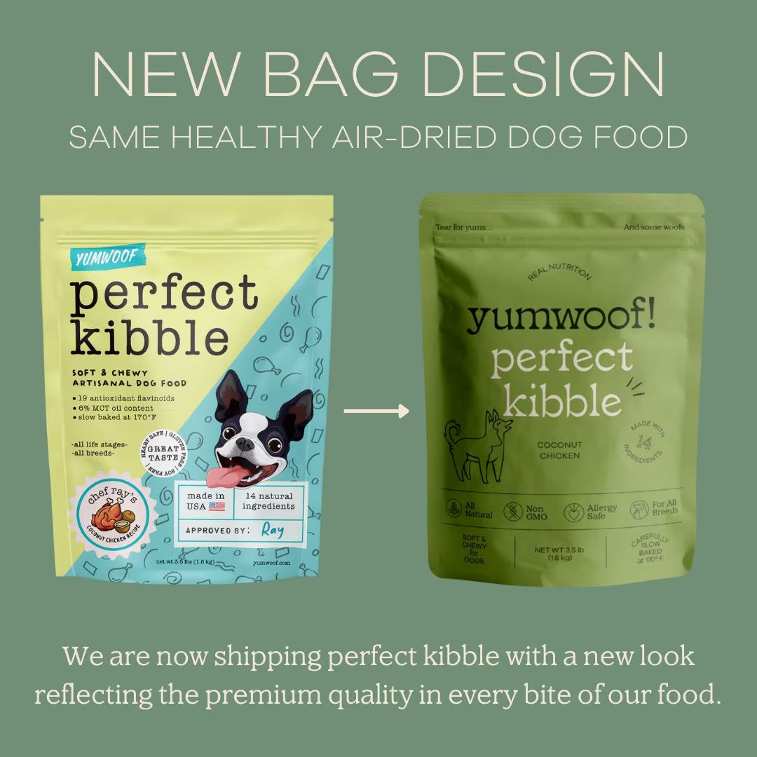 Yumwoof Natural Pet Food Perfect Kibble Gut Health Coconut Chicken Air-Dried Dog Food