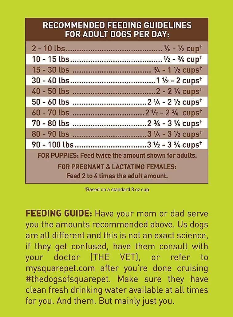 SquarePet Square Egg Meat Free Formula Dry Dog Food