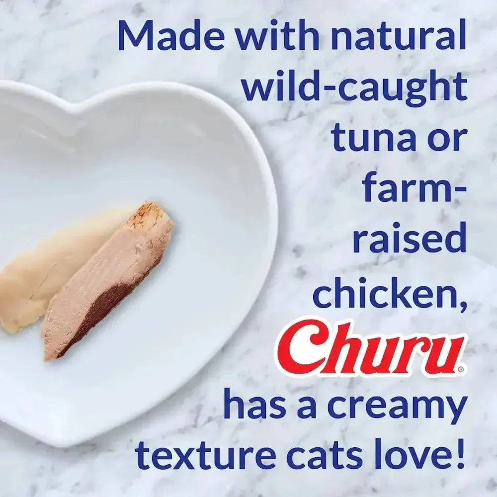 Inaba Churu Beef & Cheese Variety Creamy Puree Lickable Cat Treats 50 Tubes - Talis Us
