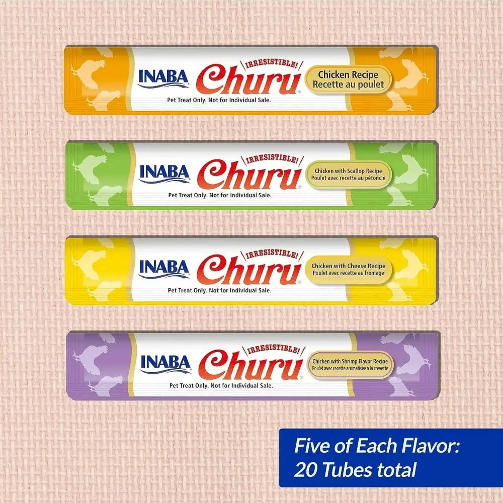 Inaba Churu Chicken Varieties Creamy Cat Treat Inaba LMP