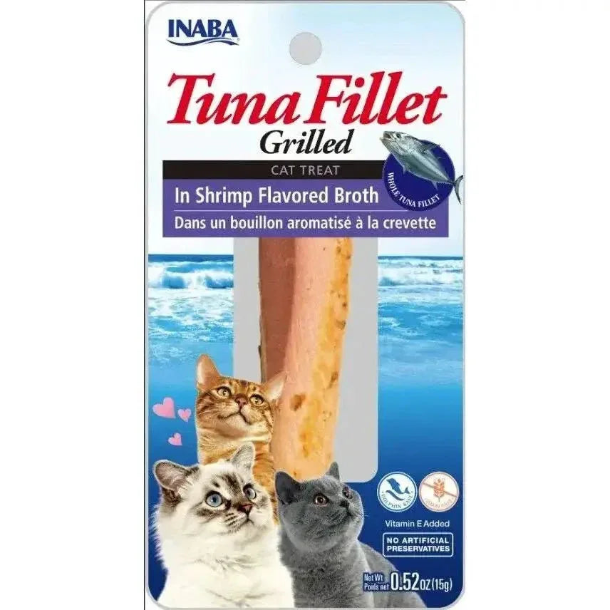 Inaba Tuna Fillet Grilled Cat Treat in Shrimp Flavored Broth - Talis Us